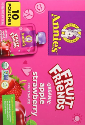 Annies Fruit Friends Apple Strawberry 10pk - 10 PK - Image 5