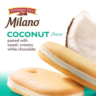Pepperidge Farm Milano White Chocolate Coconut Flavored Cookies - 7 Oz - Image 2