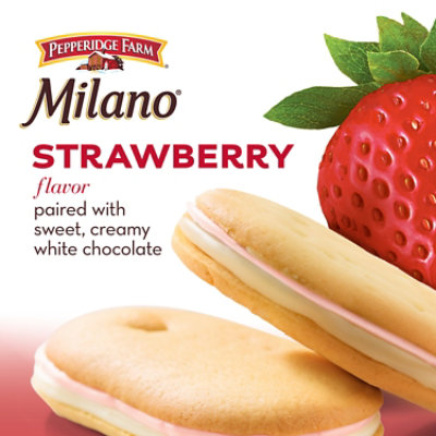Pepperidge Farm Milano White Chocolate Strawberry Flavored Cookies - 7 Oz - Image 2