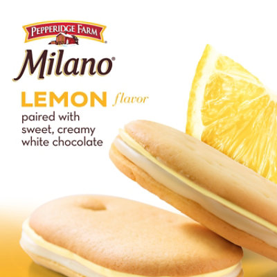 Pepperidge Farm Milano White Chocolate Lemon Flavored Cookies - 7 Oz - Image 2