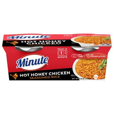 Minute Ready To Serve Hot Honey Chicken Rice 2-4.4 Oz Cups - 8.8 OZ - Image 3