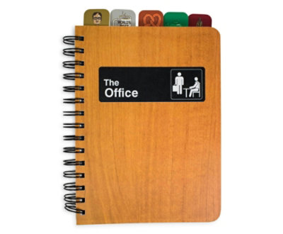 Just Funky The Office Tabbed 288-Page Spiral Notebook Journal - Image 1