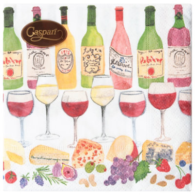 Wine Pairings Napkin Cocktail - EA - Image 1