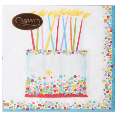 Birthday Cake Napkin Luncheon - EA - Image 2