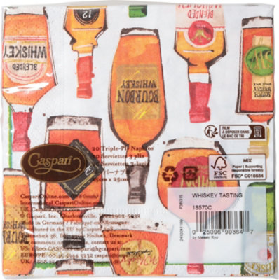 Whiskey Tasting Napkin Cocktail - EA - Image 3