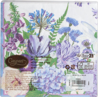 Shades Of Blue Napkin Luncheon - EA - Image 3