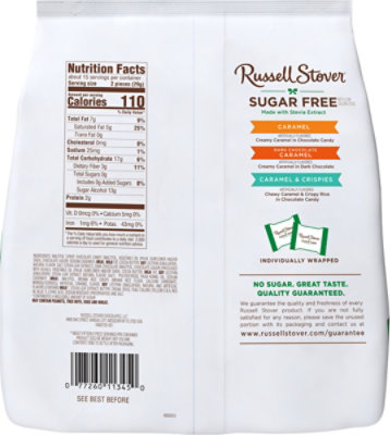 Sugar Free Milk Chocolate Caramel Mix Gusset Bag - 15.3 OZ - Image 6