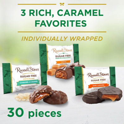 Sugar Free Milk Chocolate Caramel Mix Gusset Bag - 15.3 OZ - Image 2