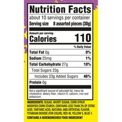 Sour Patch Kids Assorted Fruits Soft Candy 11.03 Oz - 11.03OZ - Image 4