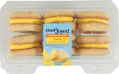 Overjoyed Sandwich Cookie Lemon - 7.75 OZ - Image 1