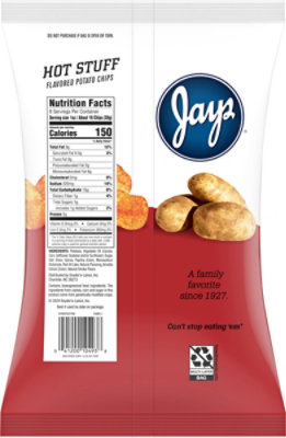 Jays Chips Hot Stuff 8oz - 8 OZ - Image 4