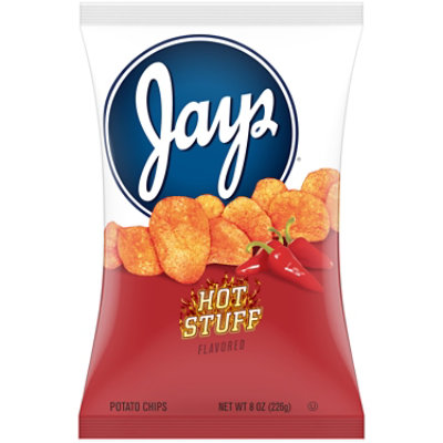 Jays Chips Hot Stuff 8oz - 8 OZ - Image 1