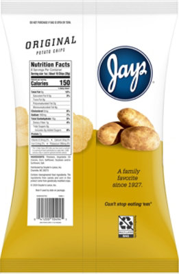 Jays Chips Potato 8oz - 8 OZ - Image 4
