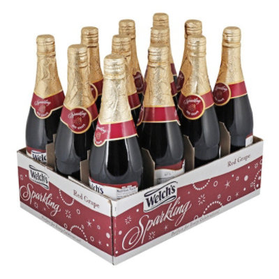 Welch s Sparkling Red Grape Juice, 25.4 Fluid Ounces, 12 Per Case - Image 2