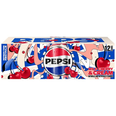 Pepsi Wild Cherry & Cream 12-12fz - 12-12 FZ - Image 1