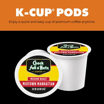 Chock Full O'nuts Single Serve 12 Count Midtown Manhattan K-cup - 3.3 OZ - Image 4