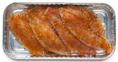 Tilapia Puebla Fajita Seasoned - LB - Image 1