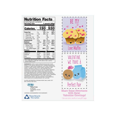 Little Debbie Mini Muffins Valentine Carton - 8.44 OZ - Image 4