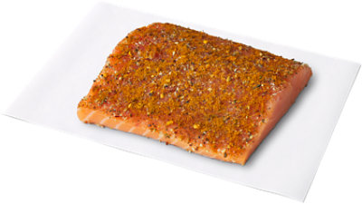 Salmon Fillet Puebla Fajita Seasoned - LB - Image 1