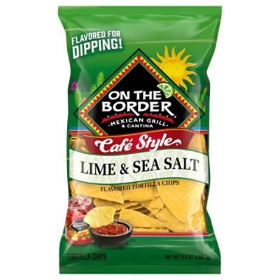 Otb Tortilla Chips Cafe Style Lime & Salt 9.5oz - 9.5 OZ - Image 2
