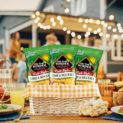 Otb Tortilla Chips Cafe Style Lime & Salt 9.5oz - 9.5 OZ - Image 5