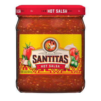 Santitas Salsa Hot - 15.5 Oz - Image 2