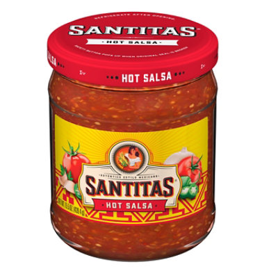 Santitas Salsa Hot - 15.5 Oz - Image 1