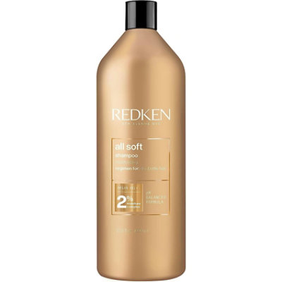 Redken All Soft Moisturizing Shampoo For Dry & Brittle Hair, 33.8 oz - Image 1