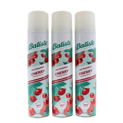 Batiste Dry Shampoo Cherry (3 pack) 6.73 oz / 200 ml EACH Bottle - Image 1