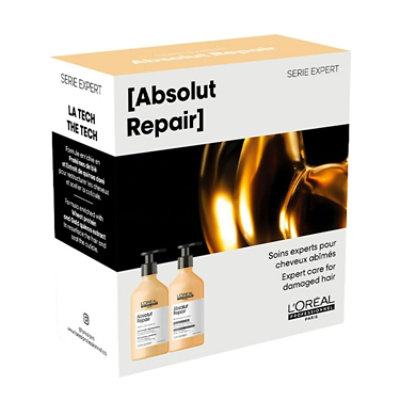 Loreal Absolut Repair Shampoo and Conditioner Duo 16.9 oz Each 2 pcs - Image 1