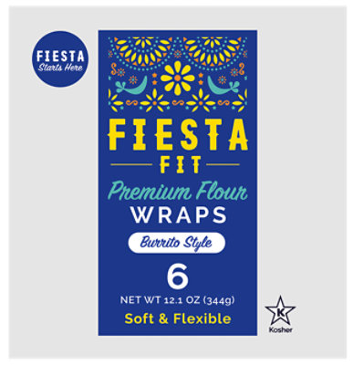Fiesta Fit Premium Burrito Flour Wraps - 12.1 OZ - Image 1