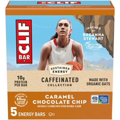 Clif Bar Caramel Chocolate Chip Energy Bar 5-2.4oz - 5-2.4 OZ - Image 1