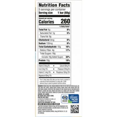 Clif Bar Vanilla Almond Energy Bar 5-2.4oz - 5-2.4 OZ - Image 3