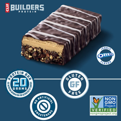 Clif Builders Oreo Protein Bar 6-2.4oz - 6-2.4 OZ - Image 5