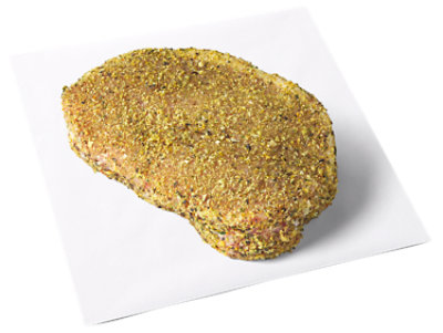 Pork Chops Center Cut Boneless California Garlic Seasoning - LB - Image 1
