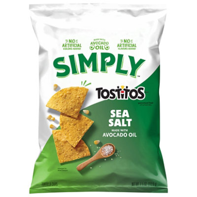 Tostitos Simply Sea Salt Tortilla Chips - 8.25 Oz - Image 1