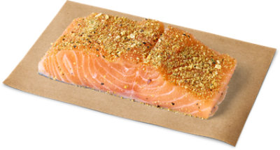 Salmon Portion California Garlic Seasoned 16 Oz - EA - Image 1
