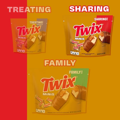 Twix Caramel Miniature Stand Up Pouch 9.7 Ounces Per Bag - 9.7 OZ - Image 2