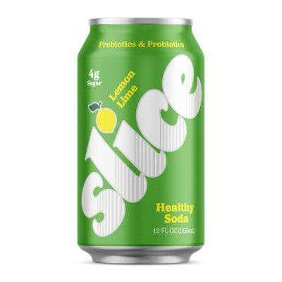 Slice Lemon Lime Healthy Soda - 12 FZ - Image 1