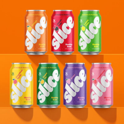 Slice Grapefruit Spritz Healthy Soda Can - 12 Fl. Oz. - Image 1