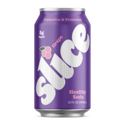 Slice Grape Healthy Soda - 12 FZ - Image 1