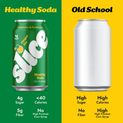 Slice Ginger Ale Healthy Soda - 12 FZ - Image 5