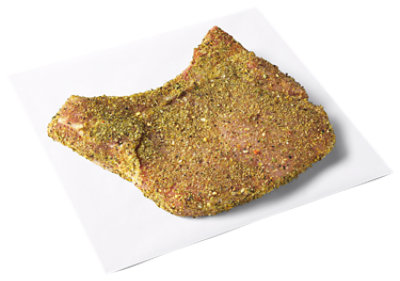 Pork Chops Thin Bone In Vegetable Pepper Seasoning - LB - Image 1