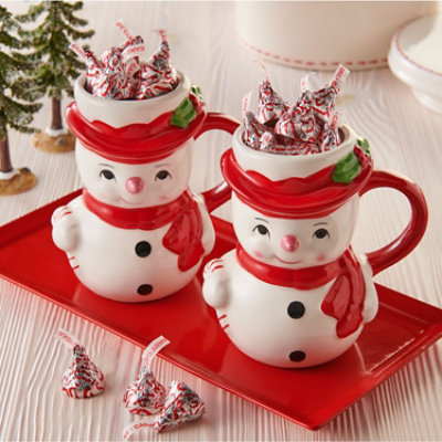 HERSHEY'S KISSES Candy Cane Flavored Christmas Candy Bag - 9 Oz - Image 5