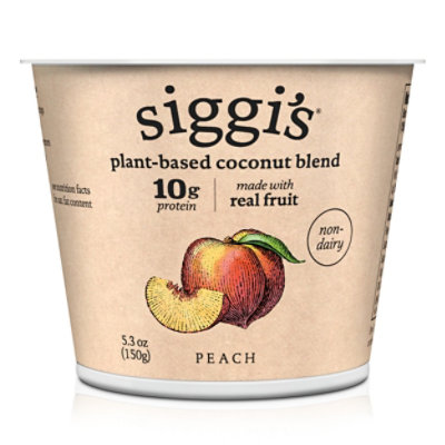 Siggi's Plant-based Coconut Blend Peach, 5.3 Oz. - 5.3 OZ - Image 1