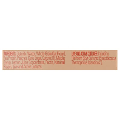 Icelandic Provisions Oatmilk Skyr Peach 5 Oz - 5 OZ - Image 4