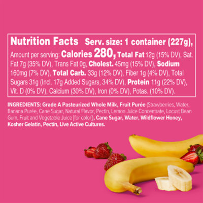 Noosa Strawberry Banana Yoghurt, 8 Oz - 8 OZ - Image 3