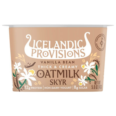 Icelandic Provisions Oatmilk Skyr Vanilla 5oz - 5 OZ