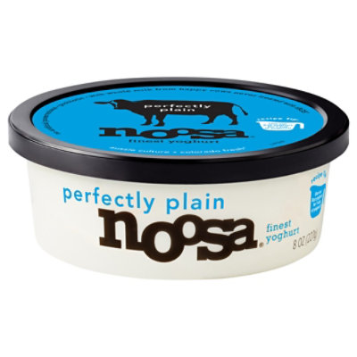 Noosa Perfectly Plain Yoghurt 8 Oz - 8 OZ - Image 1