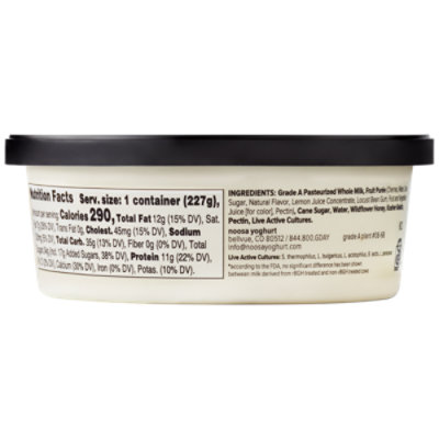 Noosa Black Cherry Yoghurt, 8 Oz - 8 OZ - Image 2